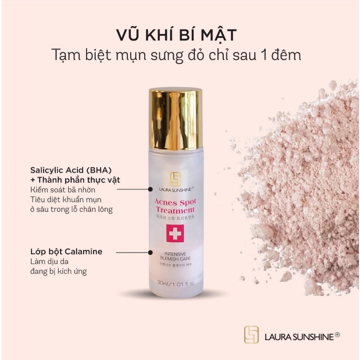 Kem giảm mụn, ngừa thâm do mụn, sáng da Nhật Kim Anh- Acnes Spot treatment Laura Sunshine