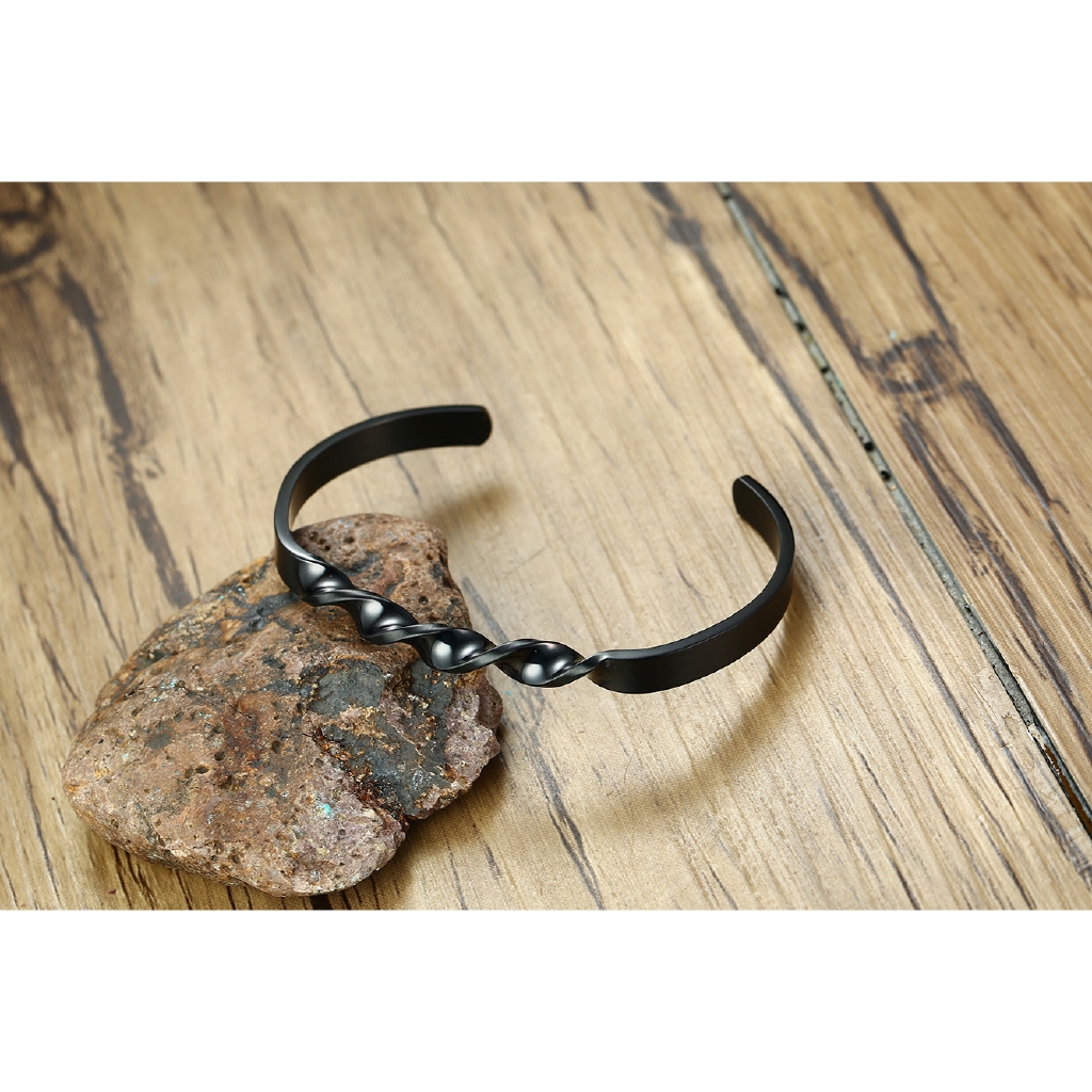 Vòng Tay Kim Loại Màu Vàng / Bạc Cho Nam