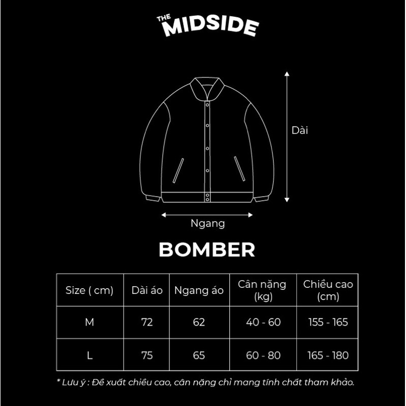 Áo khoác BOMBER MIDSIDE ( 2 MÀU )