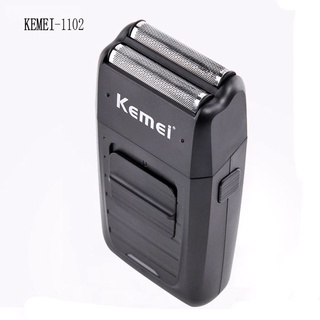 Máy cạo râu khô lưỡi kép kemei KM1102 có cạo chân tóc