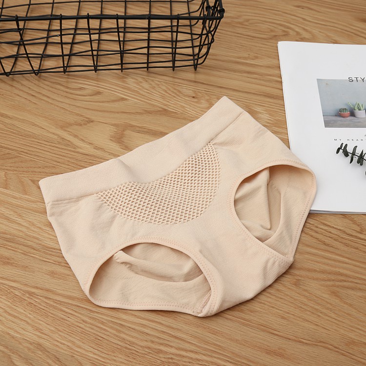 Quần lót NÂNG MÔNG thông hơi COTTON mềm mịn, co dãn (&lt; 60kg)