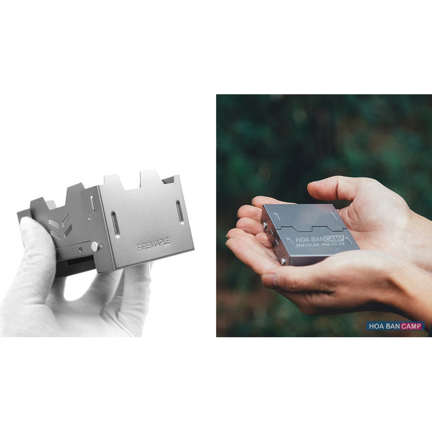Bếp Cồn Khô Titanium Siêu Gọn Nhẹ Fire Maple Lotus
