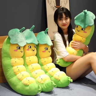 Gối ôm sâu khoai đội lá siêu đáng yêu