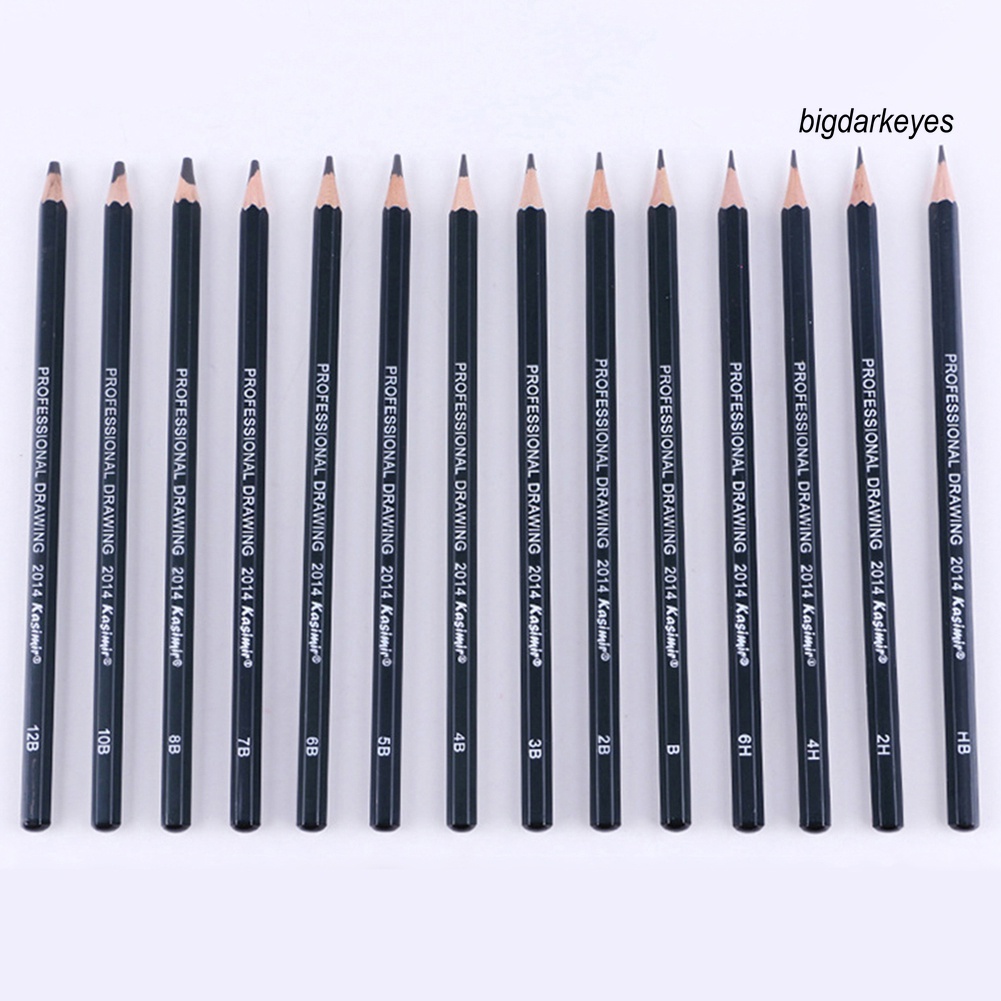 Set 14 Bút Chì 6H - 12B Chuyên Nghiệp