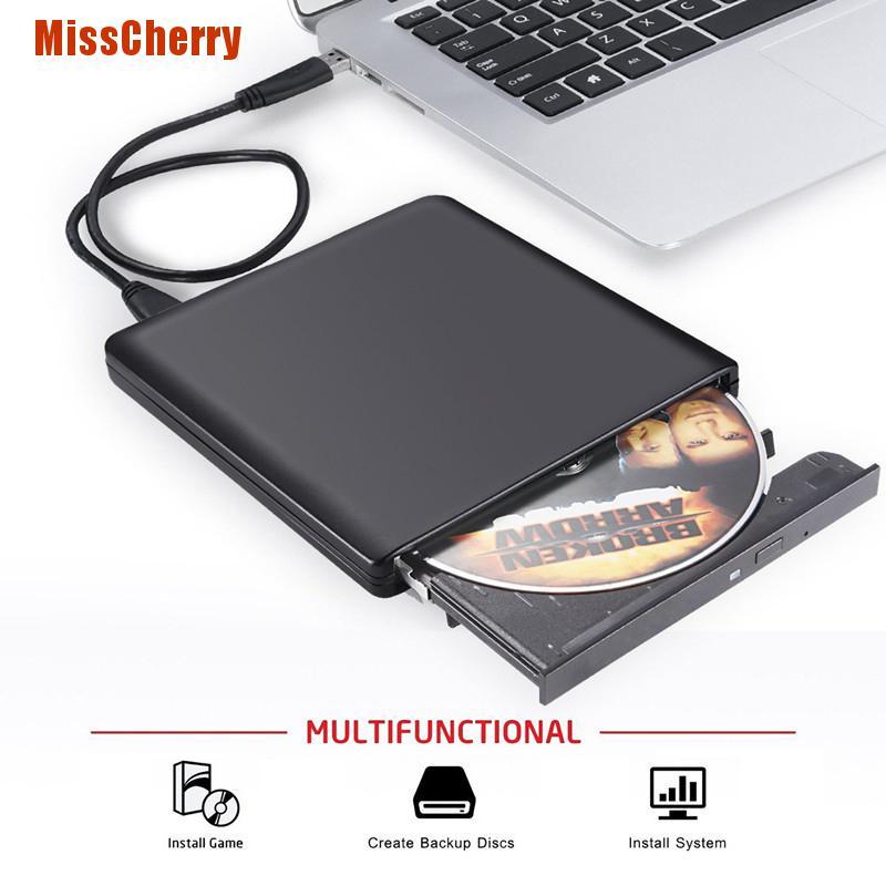 [MissCherry] External Drive Usb 2.0 Optical Drive Player Cd / Dvd Rw