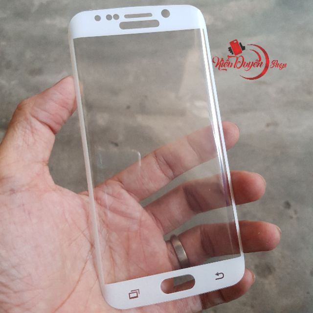 Dán cường lực Samsung Galaxy S6 Edge,S6 Edge Plus Full màn hình,cong theo máy