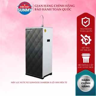 Máy lọc nước R.O 8 lõi SUNHOUSE SHA8858K- Điện máy Sunmy- Bảo hành chính hãng toàn quốc