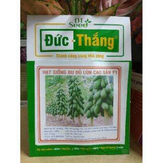 HẠT GIỐNG ĐU ĐỦ LÙN 10 HẠT - Rau củ quả trồng tại vườn, sân thượng, nông trang, ban công