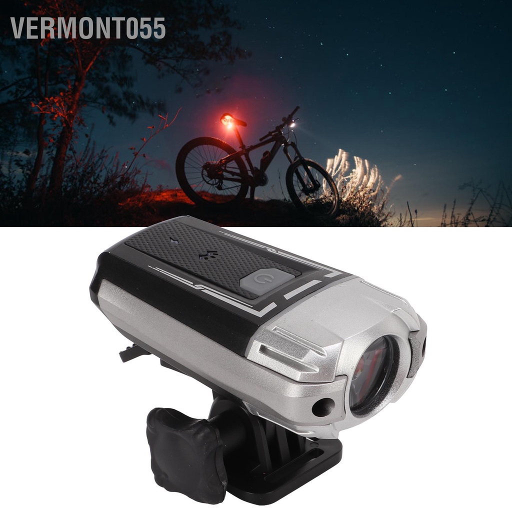 Có thể bán buôn Đèn pha LED có thể sạc lại USB xe đạp chống nước 4 chế độ trước mũ bảo hiểm cho để đi ngoài trời Vermont055 Hàng giao ngay