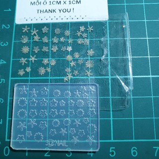 Khuôn silicon  hoa nhí 3D NAIL bé xíu 🌼🌸🌼🌺🌺🏵