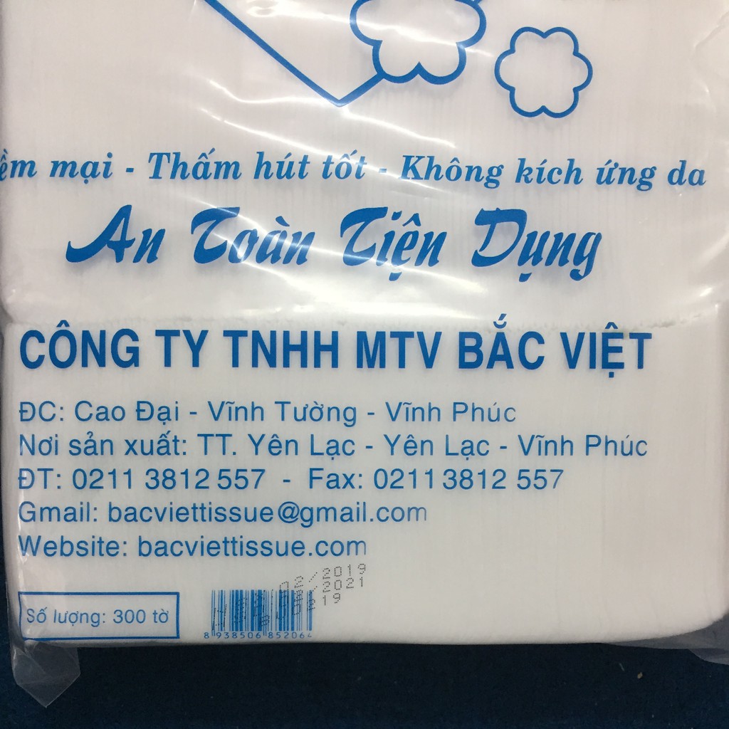 Khăn vải đa năng Hoài An (300 tờ)