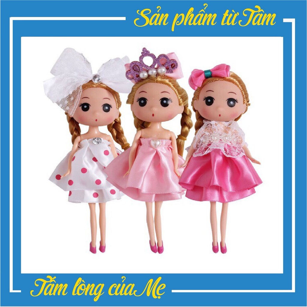 Búp Bê Chibi 12CM - Đồ Chơi Bé Gái Xinh Xắn Đáng Yêu - Giao Mẫu Ngẫu Nhiên