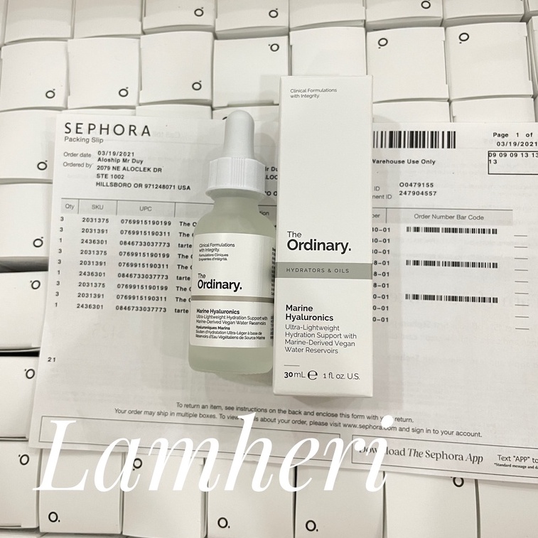 Tinh chất cấp nước Marine Hyaluronics - The Ordinary