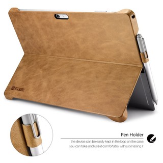 Ốp lưng da thật Icarer bảo vệ cho Surface Pro 4,5,6,7