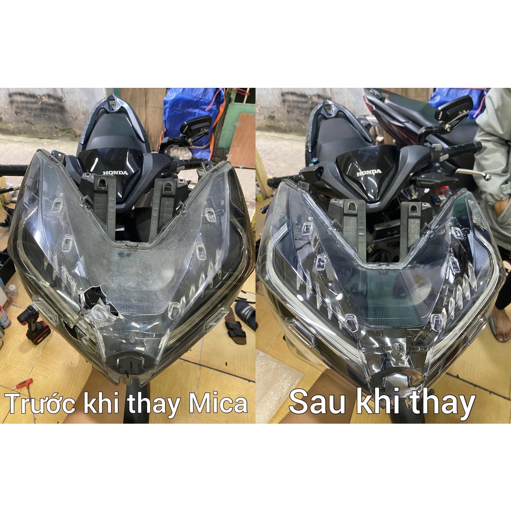 Mica chóa đèn vario 2018 -> 2021 MỚI mika chóa đèn vario