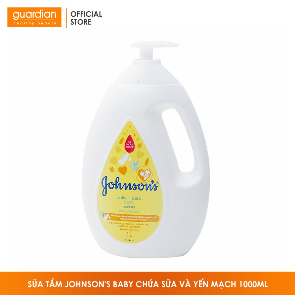 Sữa tắm Johnson's Baby chứa sữa và yến mạch 1000ml