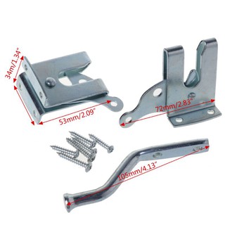 Chốt cửa mạ điện + vít tự động
