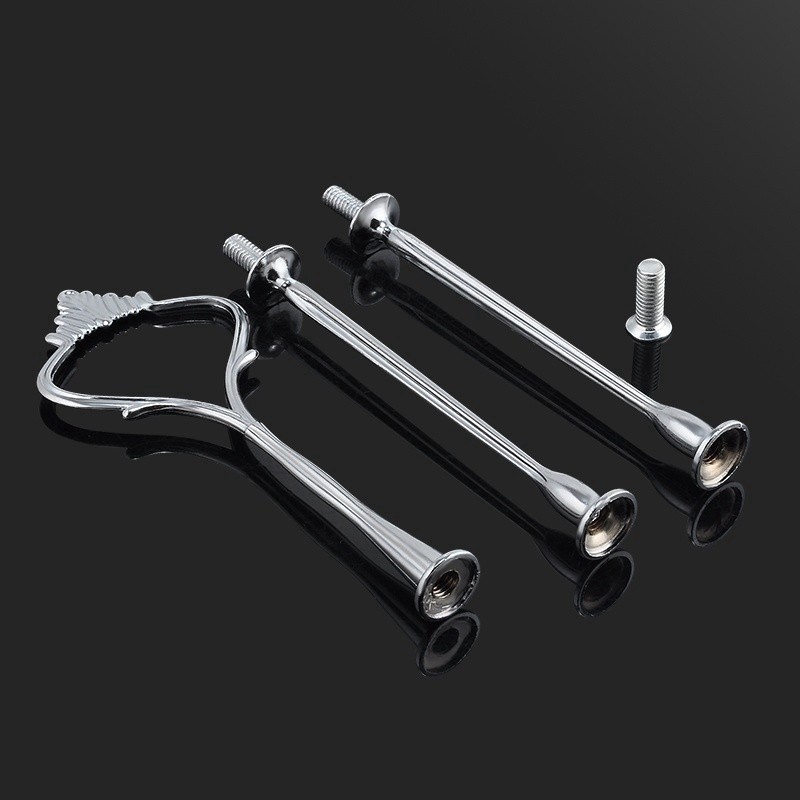 Khay đựng bánh 3 tầng có tay cầm tiện lợi