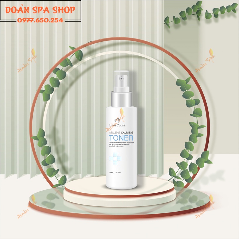 Nước hoa hồng Leau Claire 100ml - Azulene Calming Toner Leau Claire