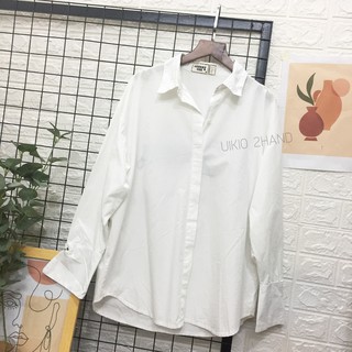 Chuẩn Áo sơ mi trắng thêu phía sau 2hand chuẩn