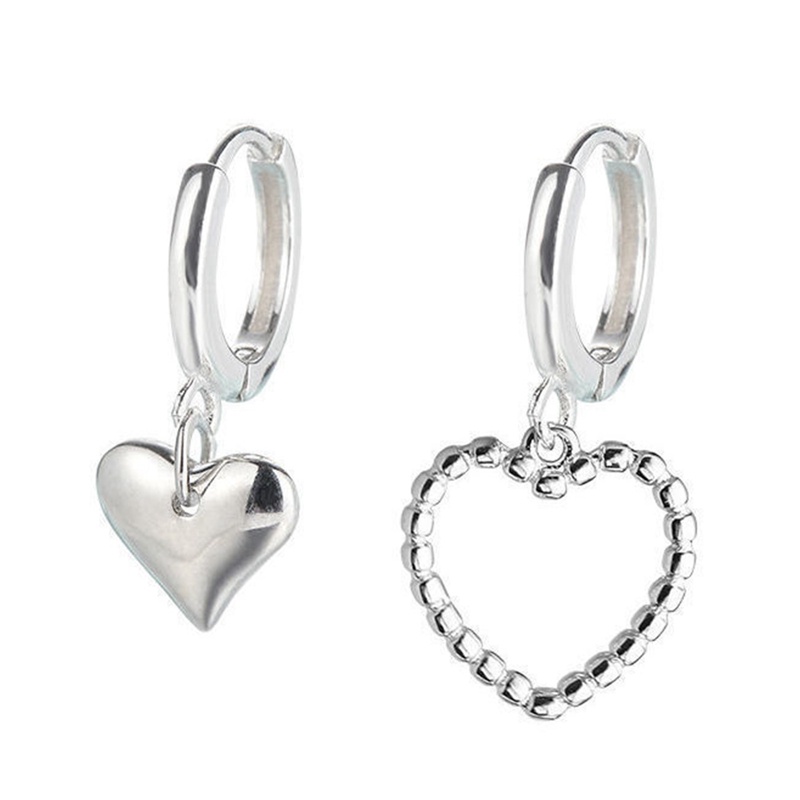 Khuyên Tai Hình Trái Tim Phong Cách Hàn Quốc Đơn Giản Cho Nữ