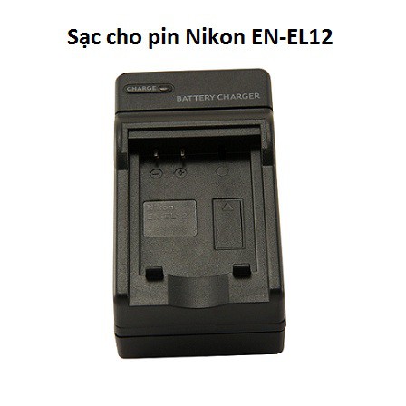 Sạc cho pin NIK0N EN-EL12 for Nikon Coolpix S6000 S620 AW100