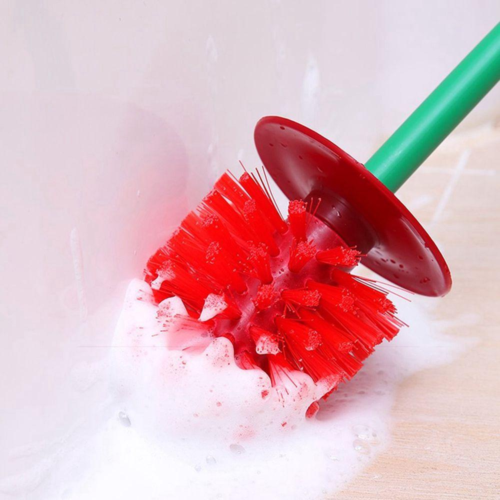 Bộ Bàn Chải Vệ Sinh Toilet Có Tay Cầm Cong Dày Dặn Tiện Dụng