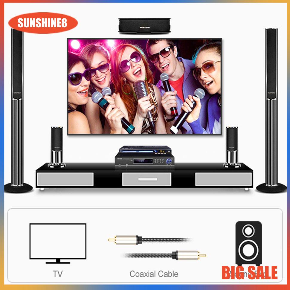 Dây cáp âm thanh kỹ thuật số RCA sang RCA mạ vàng chuyên dụng cho TV