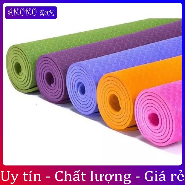 [Mã FAMAYMA giảm 10K đơn 50K] THẢM TẬP YOGA 1 LỚP 6MM HÀNG ĐẸP LOẠI 1 cao cấp