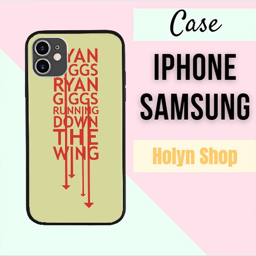 Ốp Màu Đen In Hình Cầu Thủ Bóng Đá Ryan Giss Dốc Bóng Bên Cánh Hot Trend Cao Cấp mcm cho IPHONE SAMSUNG MAN20211185
