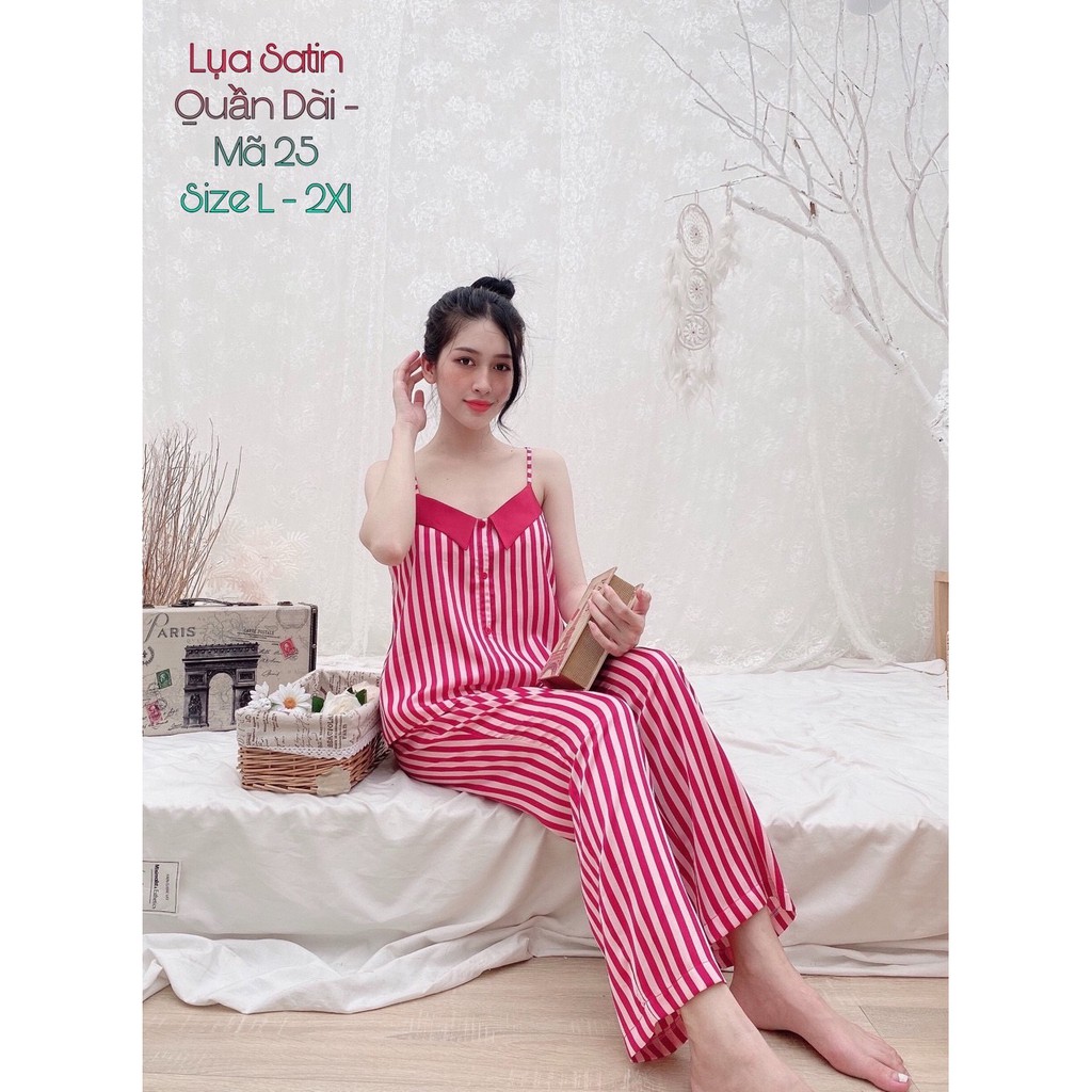 HOT - HOT - HOT - HÀNG MỚI VỀ PIJAMA LỤA SATIN CAO CẤP DÀI 2 DÂY ĐƯỢC ƯA CHUỘNG NHẤT 2020 | BigBuy360 - bigbuy360.vn
