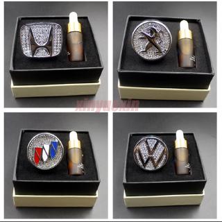 Giá Đỡ Nước Hoa Gắn Điều Hòa Xe Hơi Hình Logo Benz / Honda Đính Đá Sang Trọng Hiện Đại