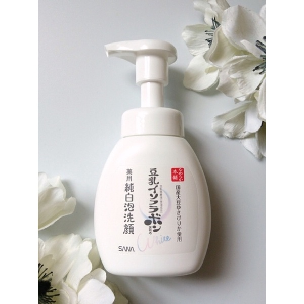 Sữa rửa mặt bọt SANA WHITE - nội địa Nhật