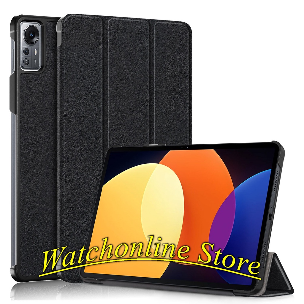Bao da, ốp lưng Xiaomi Mi Pad 5 pro/ MiPad 5 Pro 12.4inch nắp nam châm đóng mở tự động