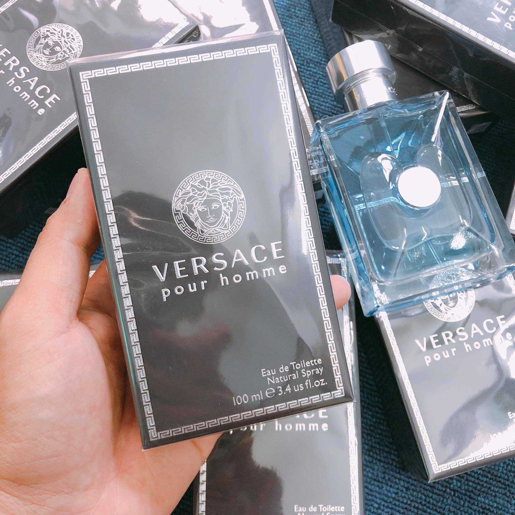 Nước hoa nam versace Pour homme.Nước hoa nam versace Eros,Nước hoa nam versace DYLAN BLUE EAU 100ml, hàng chính hãng