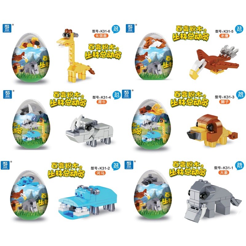 TRỨNG LẮP RÁP CÂU CHUYỆN RỪNG XANH JUNGLE STORY