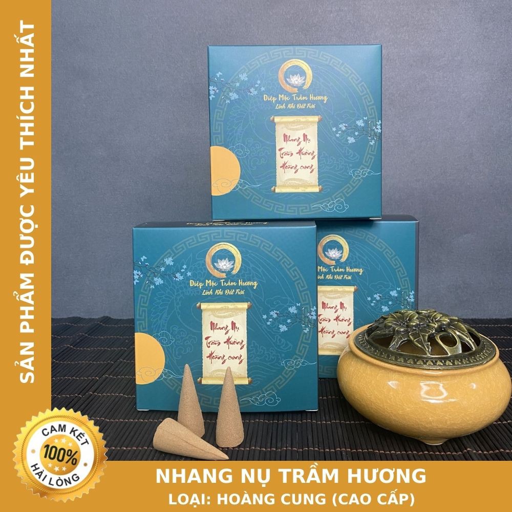 Nhang Nụ Trầm Hương Hoàng Cung (Loại Thượng Hạn) Mùi Thơm Trầm Hương Thiên Nhiên 100%