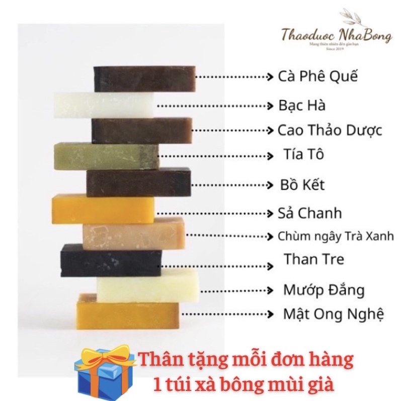 🍃CHỌN HƯƠNG 🍃 Vụn xà bông Sinh dược chính hãng 10 hương thiên nhiên an toàn lành tính-túi zip 100g cho 1 hương mình chọn