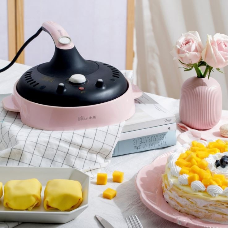 [HCM - Hỏa tốc] Máy làm bánh tráng, bánh crepe, bánh cuốn cao cấp BEAR DBC-C06E1- Hàng chính hãng