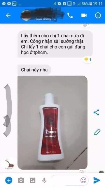 DUNG DỊCH VỆ SINH CAO CẤP ROMANCE