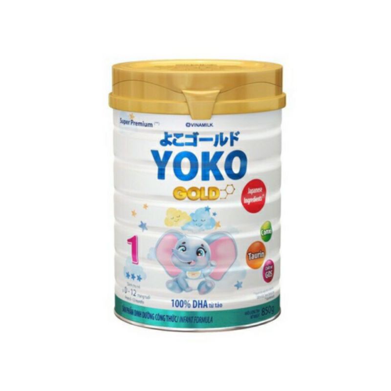 COMBO 5 LON SỮA BỘT VINAMILK YOKO GOLD số 1 (350gr)