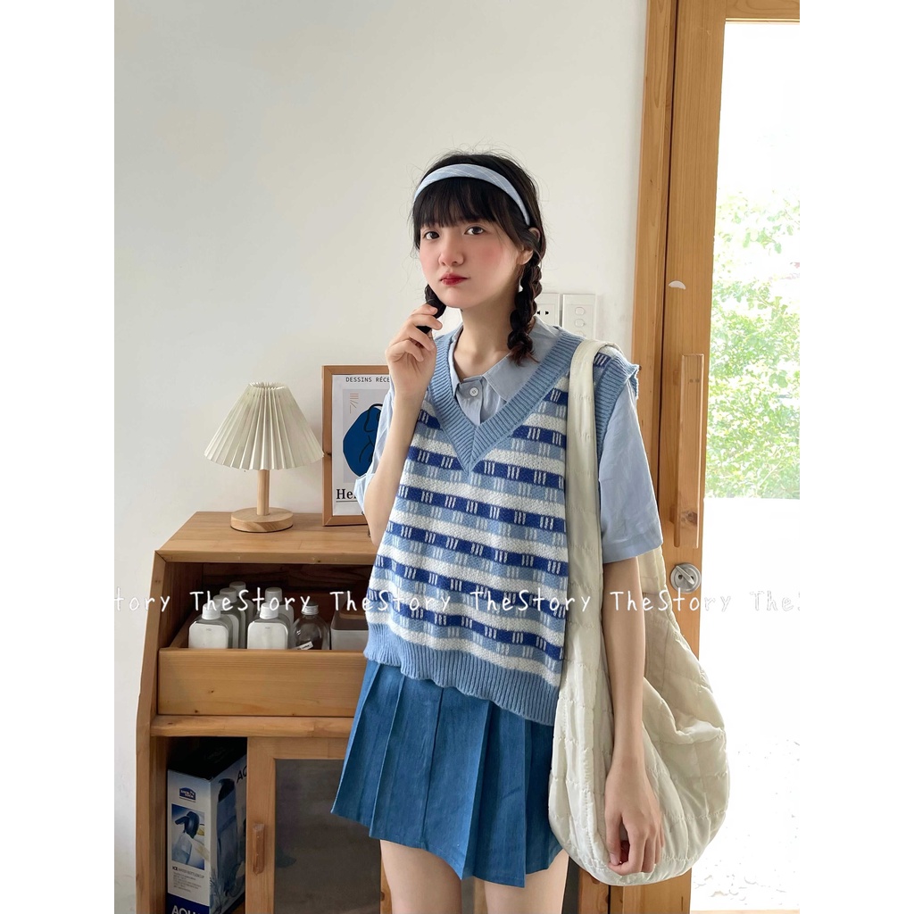 Áo sơ mi nữ vải linen cổ sen, 1 túi ngực  A2374