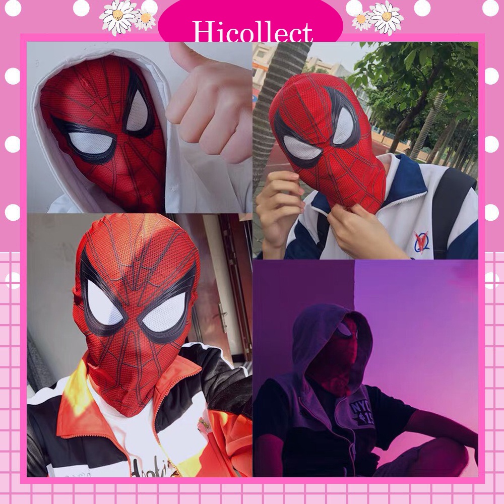 Mặt Nạ Hóa Trang Người Nhện Cho Bé - Đồ Chơi Mũ Spider man Trùm Đầu Halloween