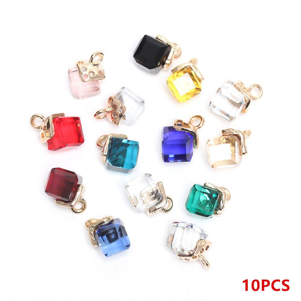 Bộ 10 Khối Lập Phương ROWANS|Dụng Cụ Xỏ Hạt Cườm Hình Vuông Dùng Làm Vòng Tay