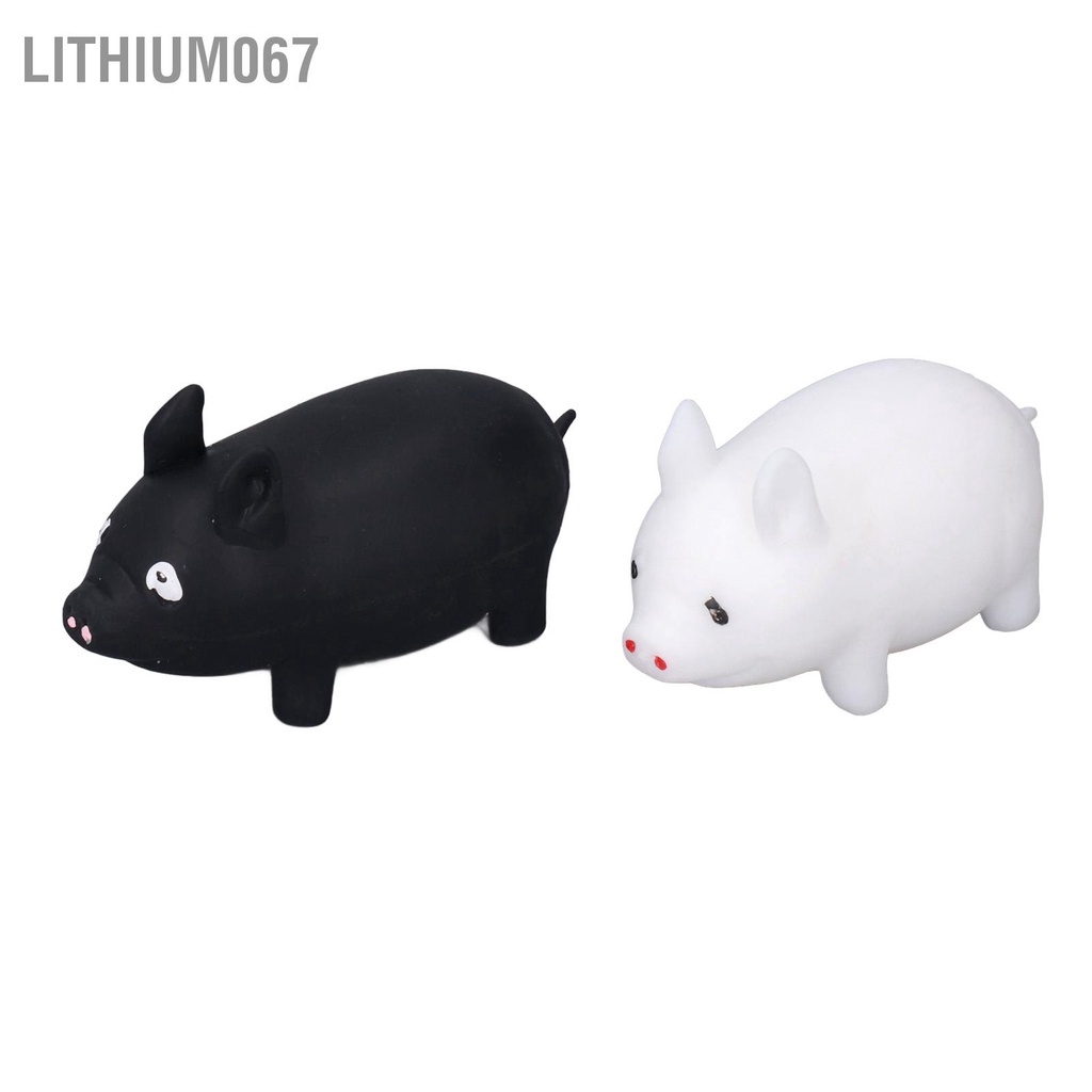 Lithium067 12 cái Heo dễ thương Bóp Đồ chơi Trẻ em Người lớn Mềm mại Đàn hồi Vui nhộn Phim hoạt hình Động vật Giảm Căng thẳng Món quà