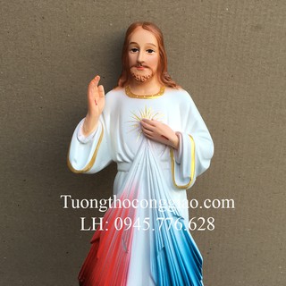 Tượng Lòng Thương Xót Chúa 40cm composite