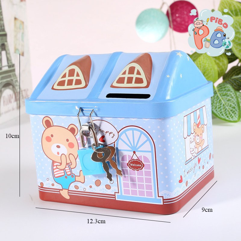 Két Sắt Mini Tiết Kiệm Tiền Hình Ngôi Nhà Có Khóa Siêu Ngộ Nghĩnh Cho Bé– Pibo Store | BigBuy360 - bigbuy360.vn