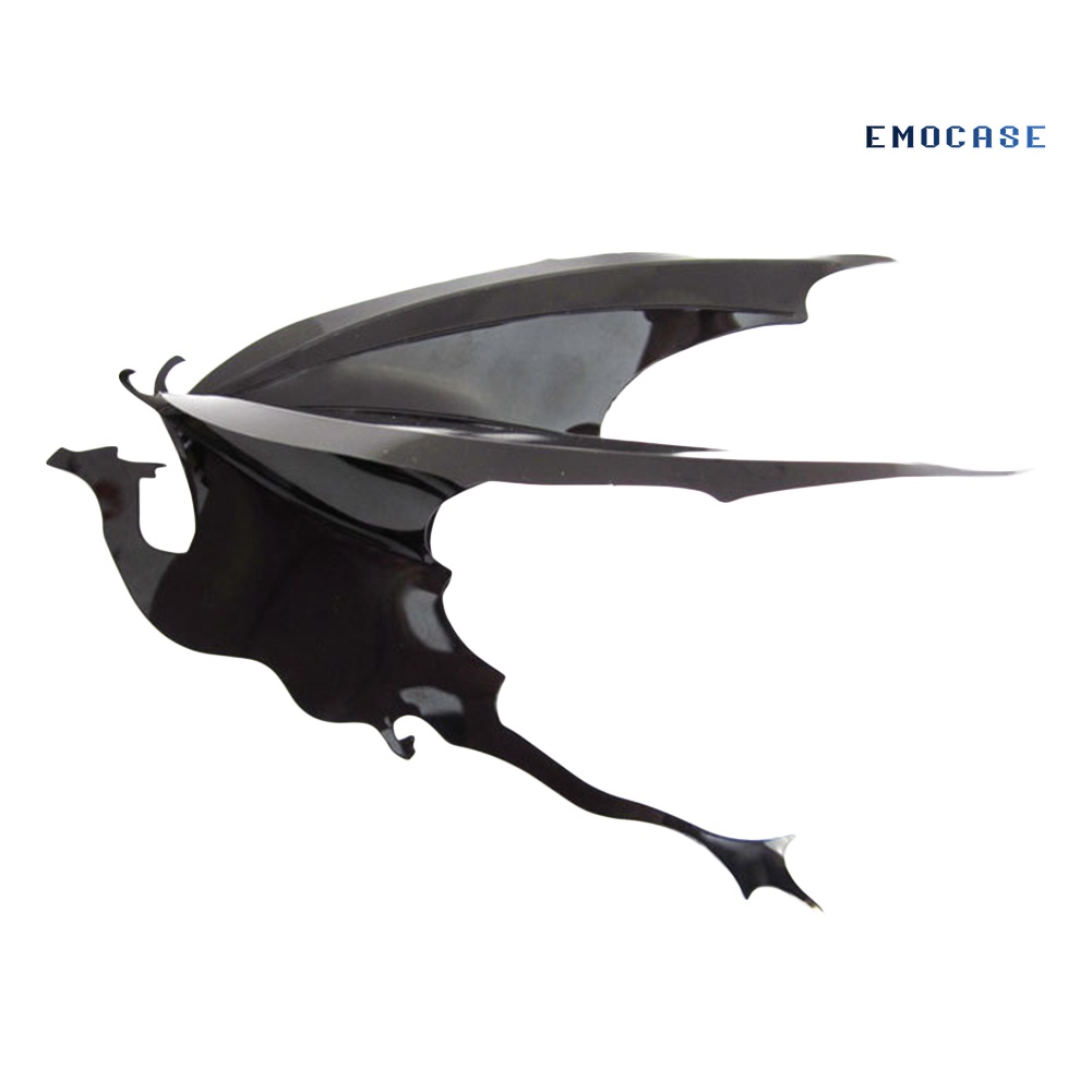 Set 7 Miếng Dán Tường Trang Trí Hình Rồng Bay Phong Cách Gothic DIY