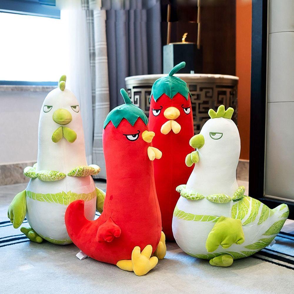 Gà Nhồi Bông Mềm Mại Trang Trí Nhà Cửa