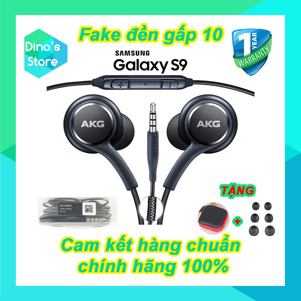 Tai nghe Samsung Galaxy S8, S9, Note 8, Note 9 AKG - Tai nghe AKG - Cam kết zin bóc máy new 100%